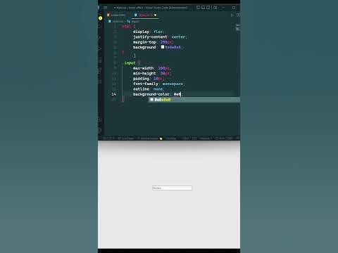 Create Beautiful INPUT Using HTML and CSS Only 🔥😎😎 - YouTube