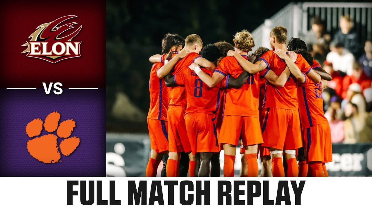 Elon vs. Clemson Full Match Replay | 2025 ACC Men's Soccer