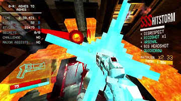Ultrakill  - custom level - REPRISE  /// - ashes to ashes - /// P rank /// violent ///