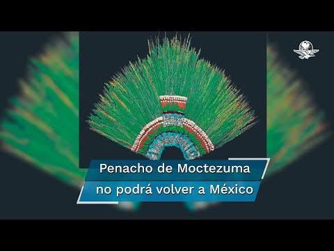 El penacho de Moctezuma no podrá trasladarse a México al menos en 10 años