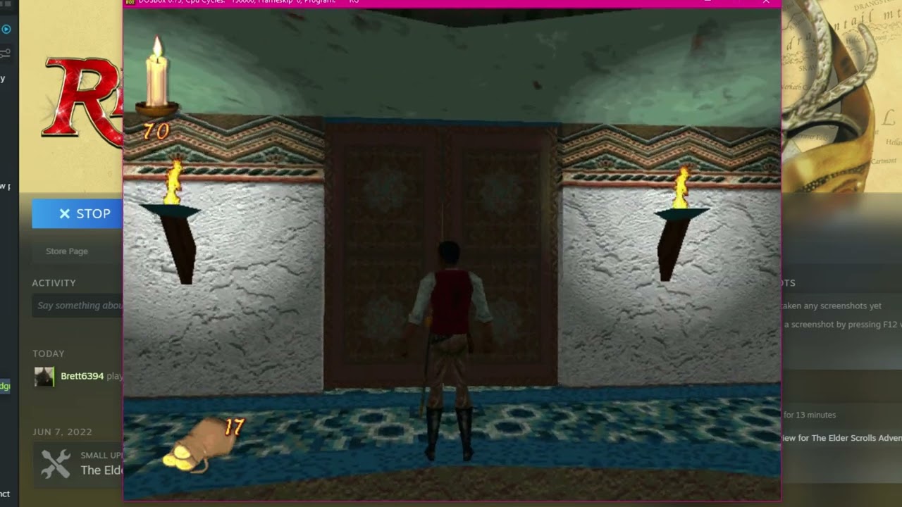 Palace door easier clip? | Redguard Speedrun Tech/Glitch | The Elder Scrolls Adventures: Redguard