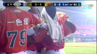 20120828 CPBL 張泰山兩分全壘打