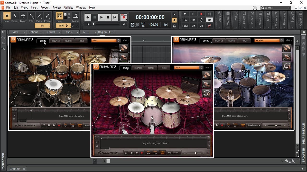 ToonTrack - EZDrummer 2 - Twisted Kit - Demo - YouTube