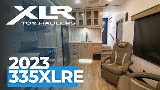 Tour the 2023 XLR Micro Boost 335XLRE Toy Hauler