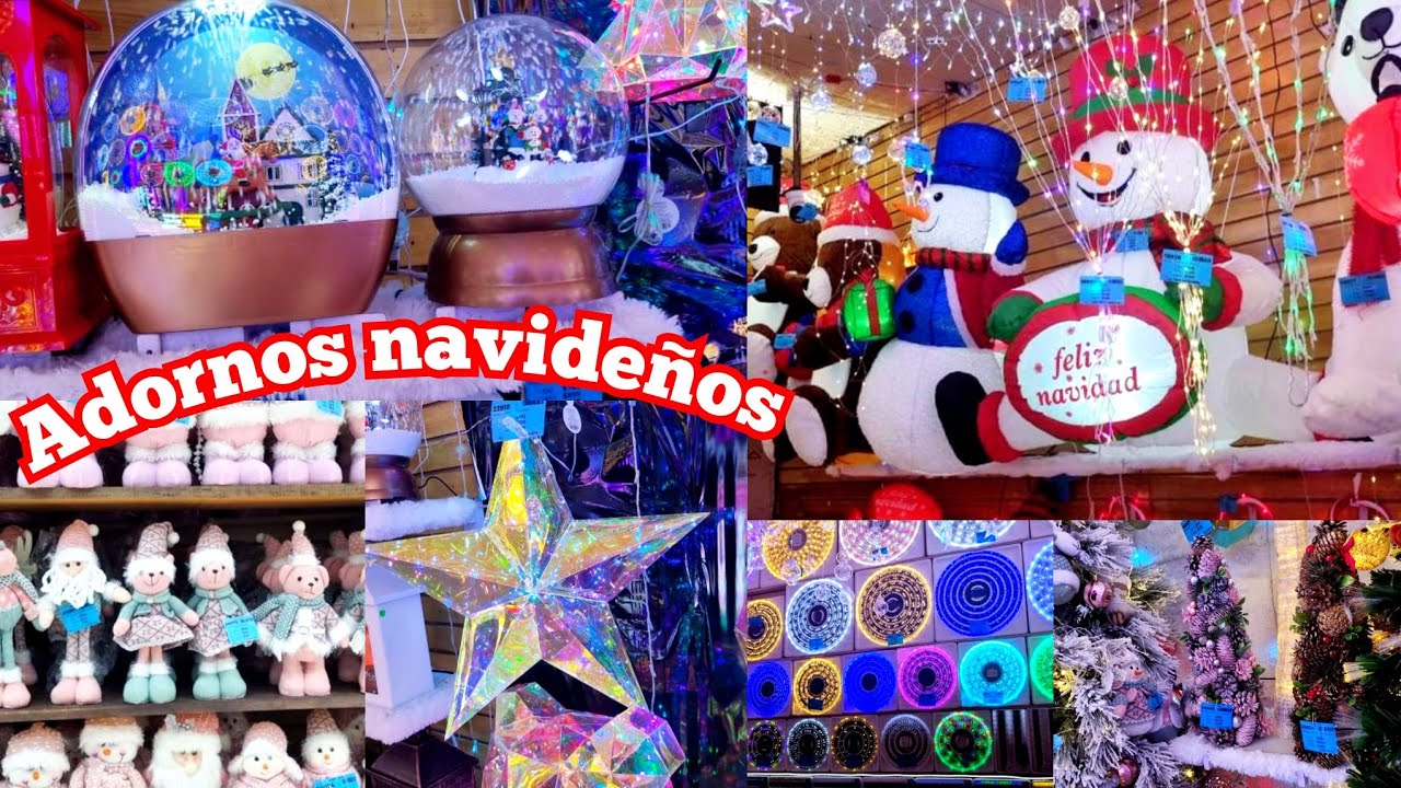 Mega Tienda con EXCLUSIVOS ADORNOS NAVIDEÑOS más Bonitos y Económicos 🎄 ...
