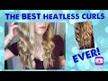 The MOST COMFORTABLE heatless curls!! EASY to sleep in!