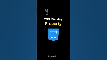 CSS Display Property 🔥🔥 #coding #buttoncode