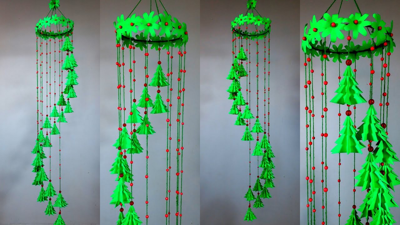 Christmas tree SPECIAL Wind Chime Craft Ideas (Beautiful Wind Chime
