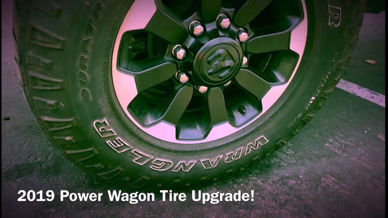 2019 Power Wagon Tire Upgrade YouTube
