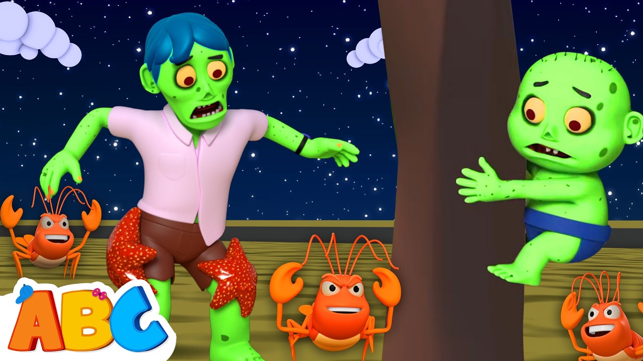 Funny Zombies Are Scared 😨 | Spooky Songs By All Babies Channel