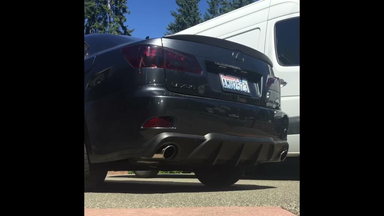 Lexus is250 muffler and resonator delete YouTube