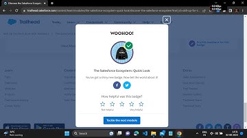 The Salesforce Ecosystem: Quick Look || Discover the Salesforce Ecosystem quiz answer || #shorts