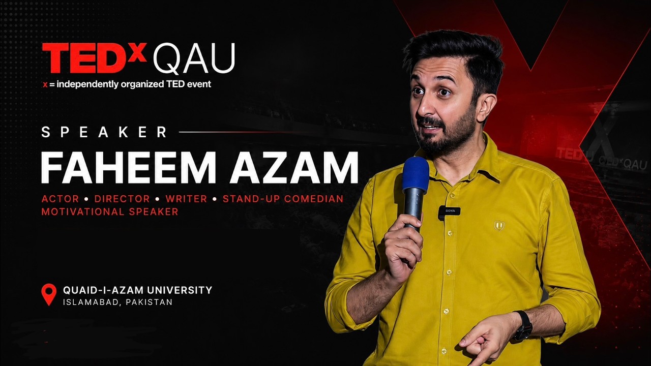 The Resonance of Stories: Rewriting the Narratives We’re Told | Faheem Azam | TEDxQAU