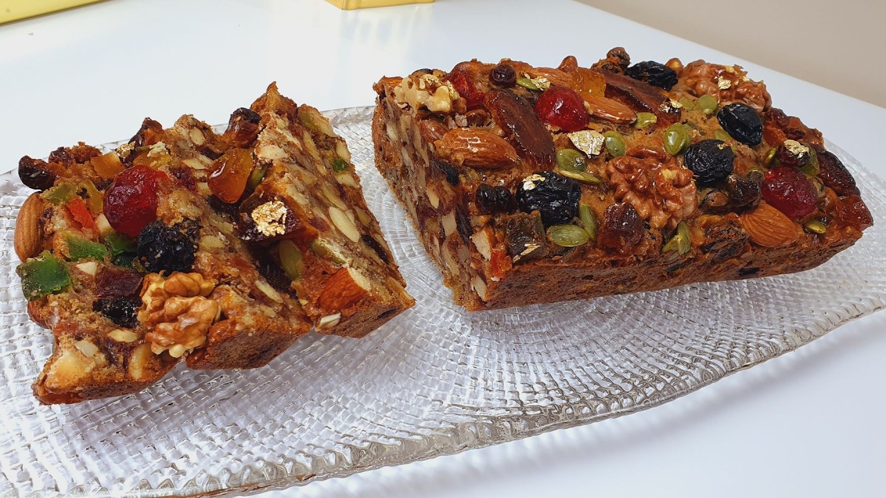 سحور 2026 : كيك مختلف عن أي كيك آخر : كيك بالفواكه الجافة مغذي صحي لسحور مشبع بلذة فوق الخيال