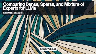 Comparing Dense, Sparse, and Mixture of Experts for LLMs