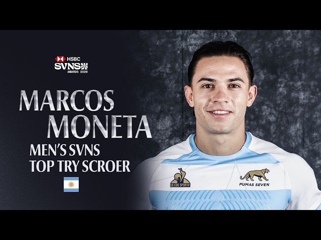 The MONEYMAN for Los Pumas 💰|  Marcos Moneta | Argentina | Men's SVNS Top Try Scorer