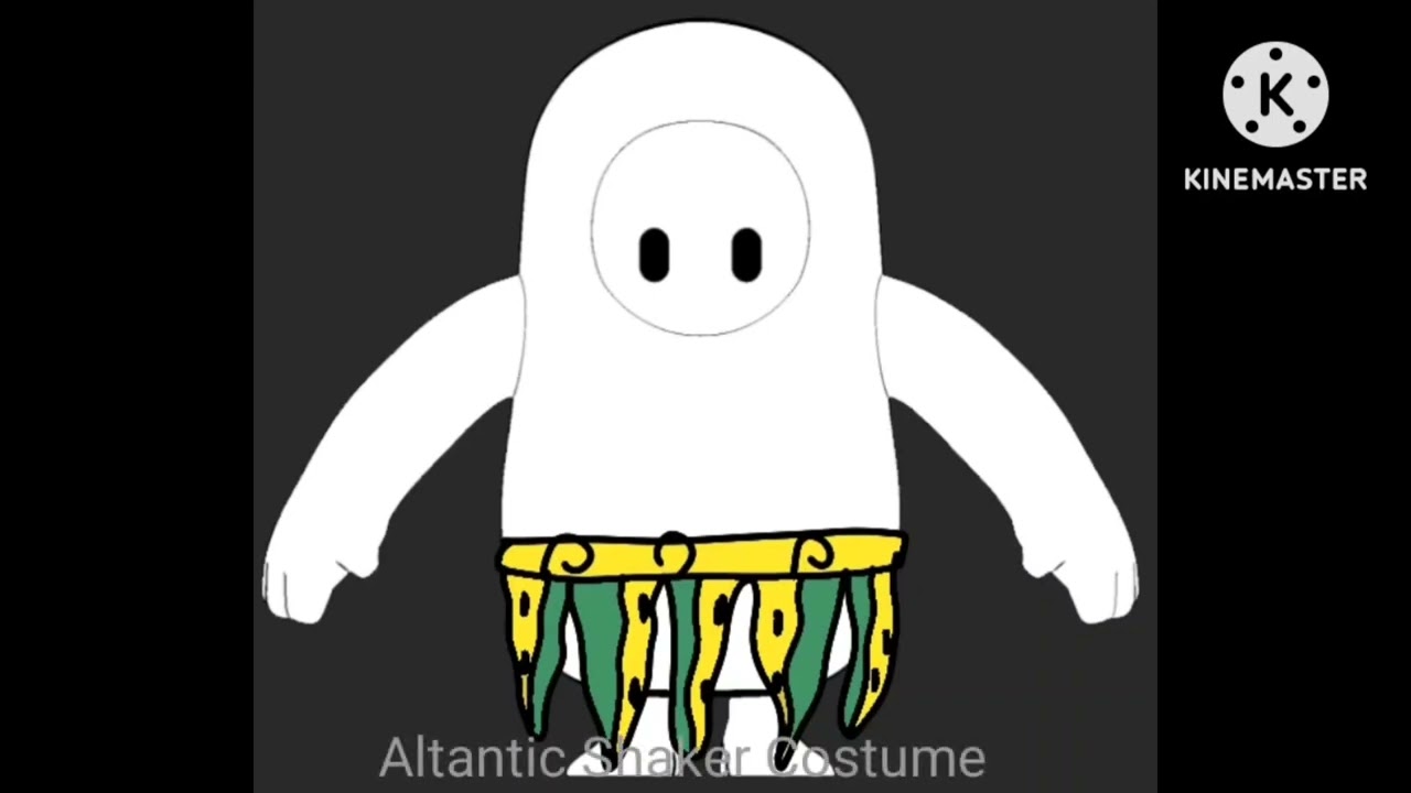Fall Guys Kraken Costume Set Concept