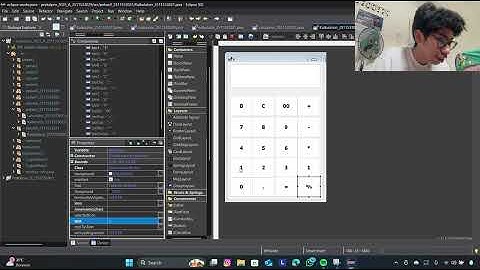 Kalkulator GUI di java menggunakan Eclipse (Tugas Praktikum pekan 9)