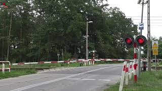 Przejazd kolejowy Zbydniów (PL)  19.8.2023 / Železniční přejezd / Polish railroad crossing