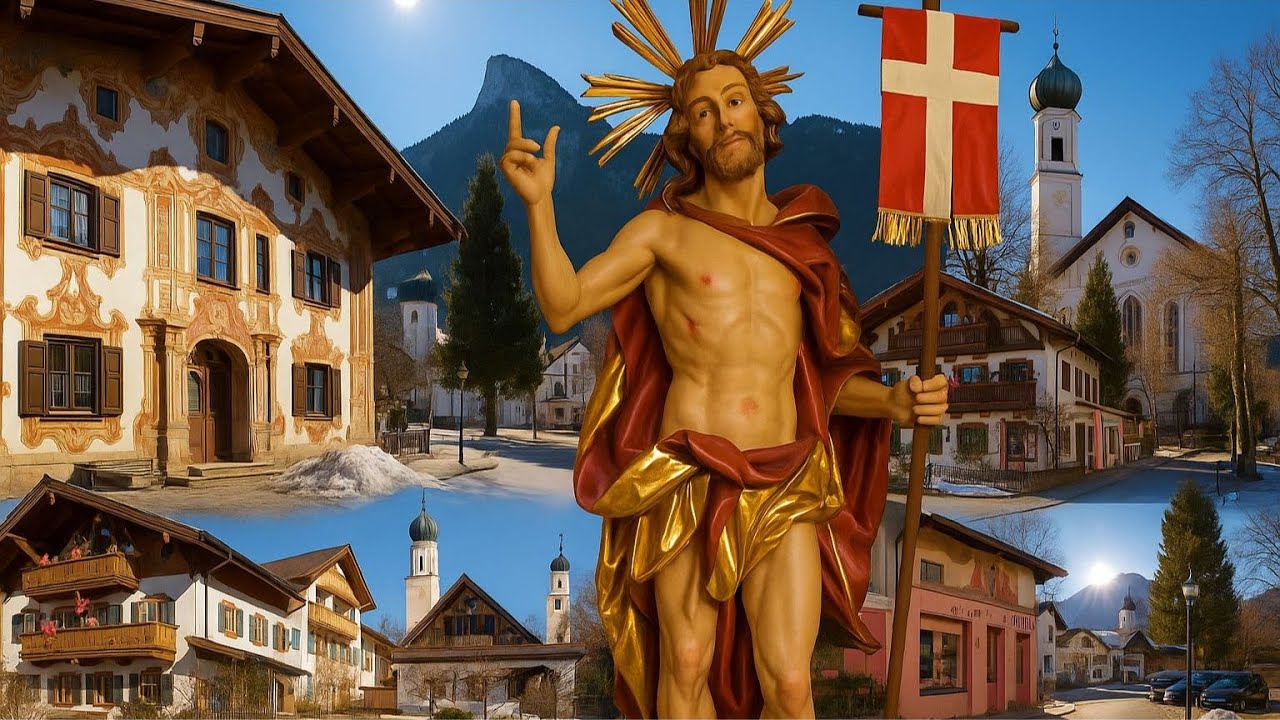 Oberammergau Walking Tour 🇩🇪 | The Bavarian Village That Keeps a 400-Year Promise (POV)