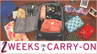 Minimalist Packing: How to pack for two weeks in a carry on