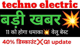 Techno Electric share latest news | Techno Electric share analysis | Techno Electric share news