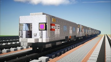Minecraft NYC MTA R62 (A) Subway Car Tutorial