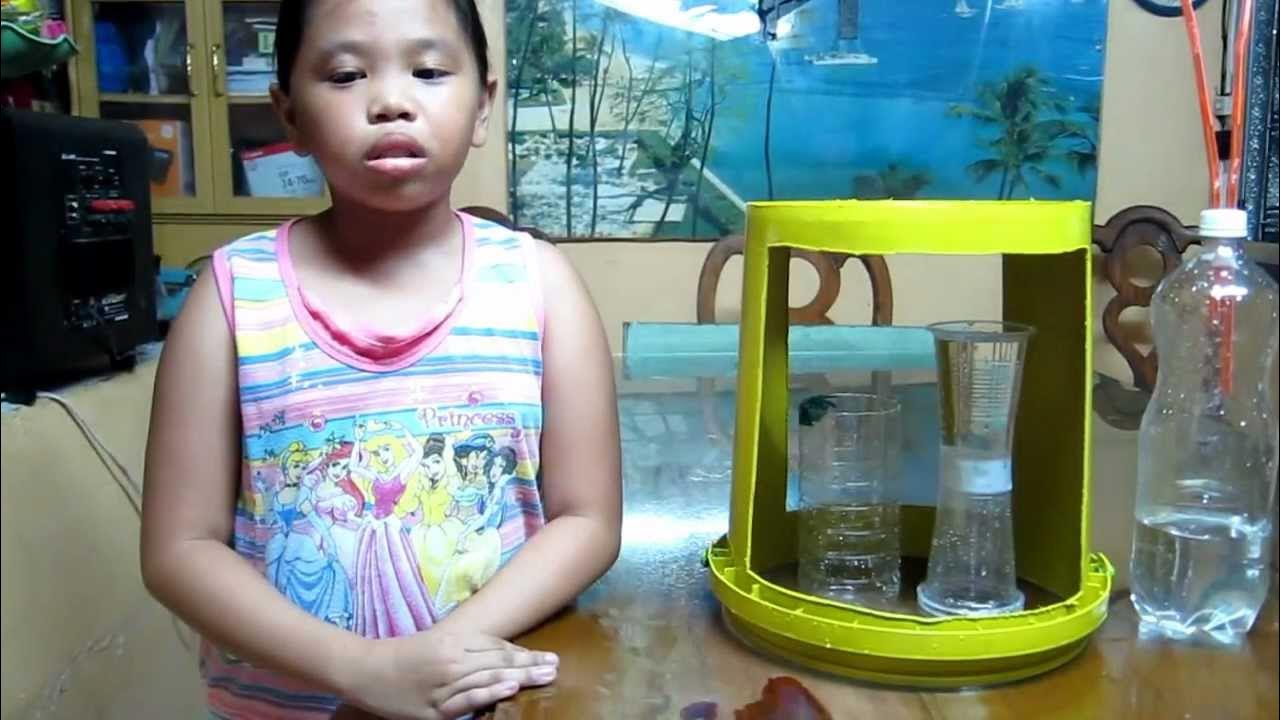 Siphon Water Pump Experiment by Trisha YouTube