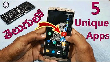 5 UNIQUE Android Apps - Free Apps September 2018 | In Telugu