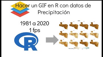 ¿Cómo hacer un GIF de mapas en R? - Tutorial SIG con R - Rasters de Precipitación