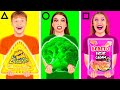 幾何学的形状の食品チャレンジ | クールないたずらとトリック Happy Funny