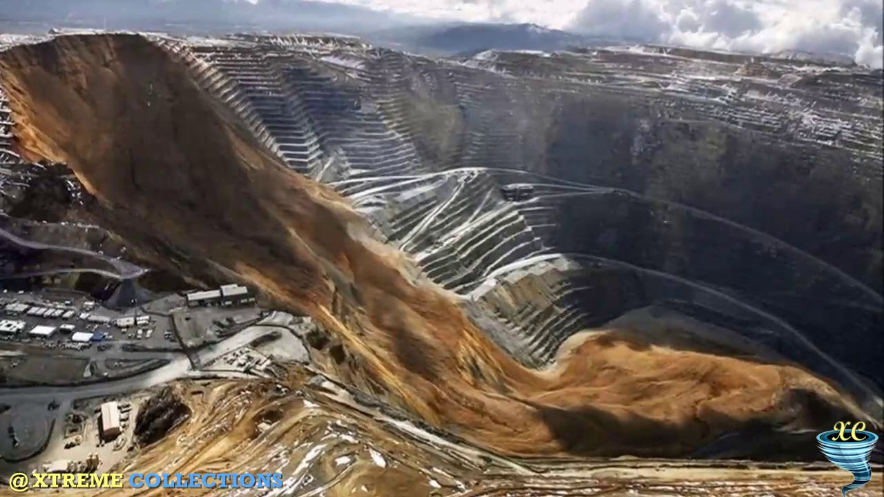 Bingham Canyon Mine The Largest Open Pit Mines In The World Youtube