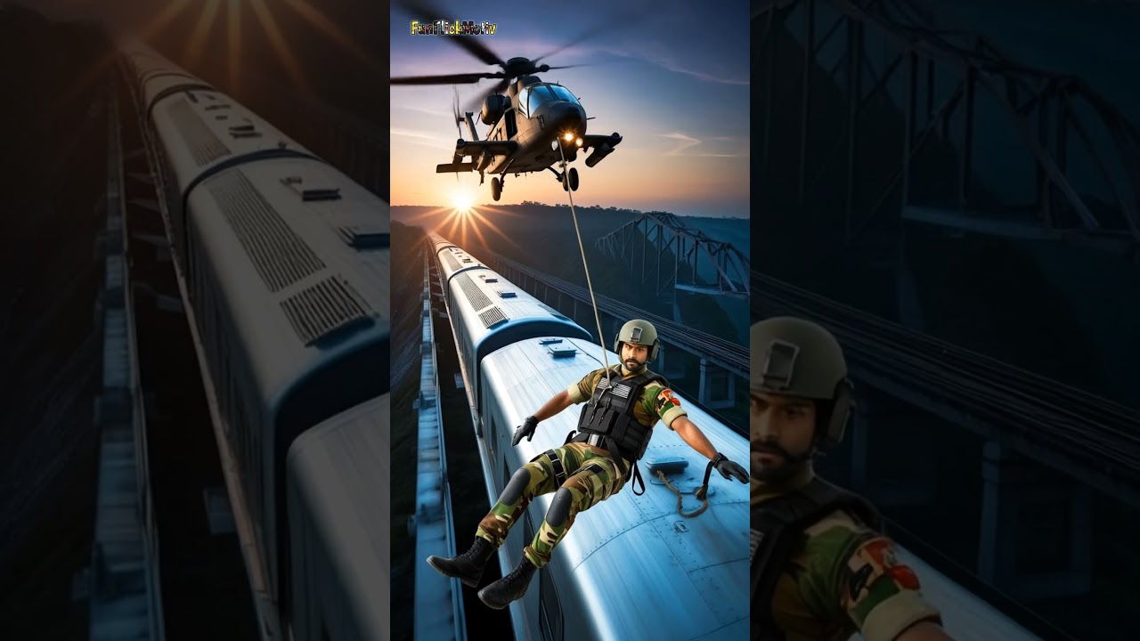 “Indian Army Commando Arjun’s Ultimate Sacrifice 💥 | Bullet Train Bomb Defuse Story |”