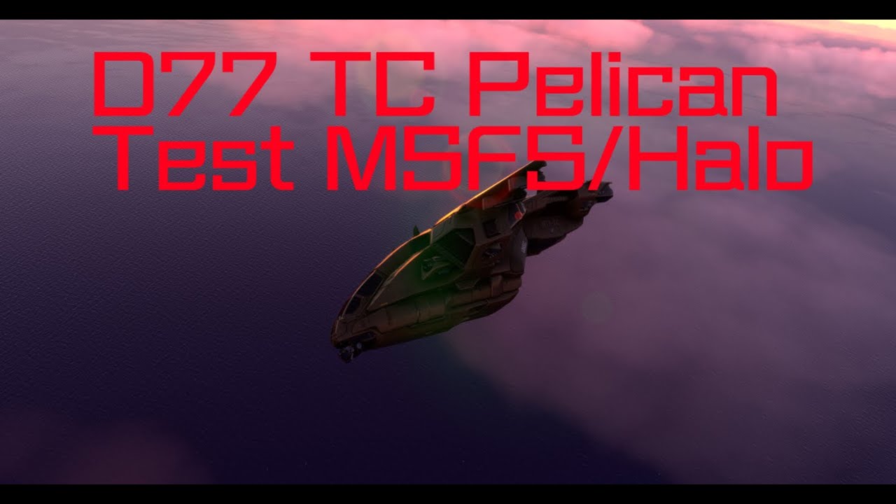 D77 TC Pelican MSFS Halo Takeoff and Landing Test