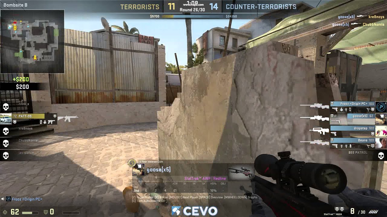 CS:GO goose[x5] | de_mirage AWP 3k - YouTube
