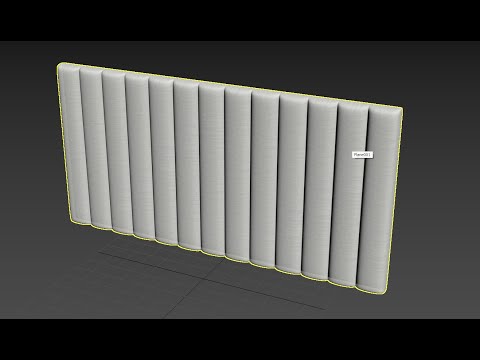 Creating a Realistic Bed Backrest in 3ds Max with  Corona Materials / Tutorial