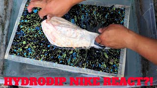 HYDRO DIP NIKE REACT SHOES?!