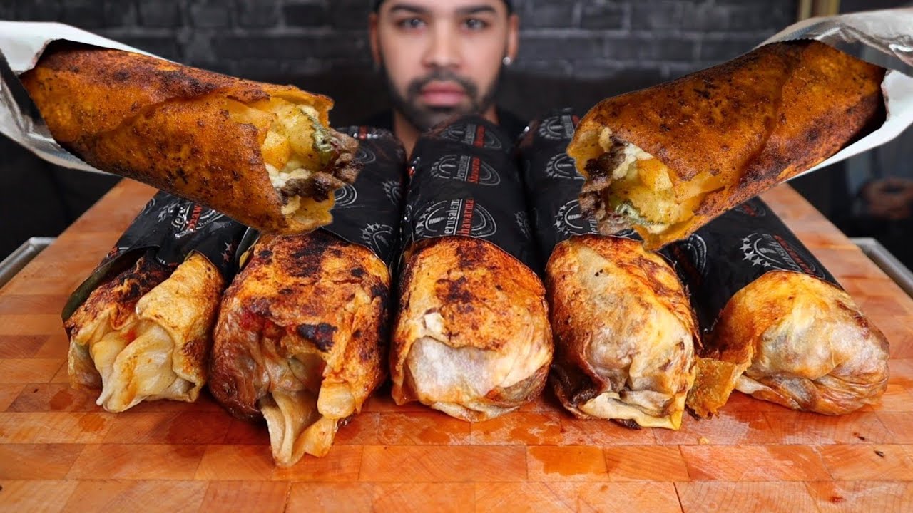 Asmr Viral Crispy Shawarma Mukbang Youtube 