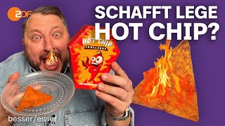 Feurige Vergeltung: Sebastian verbrennt sich böse am Hot Chip