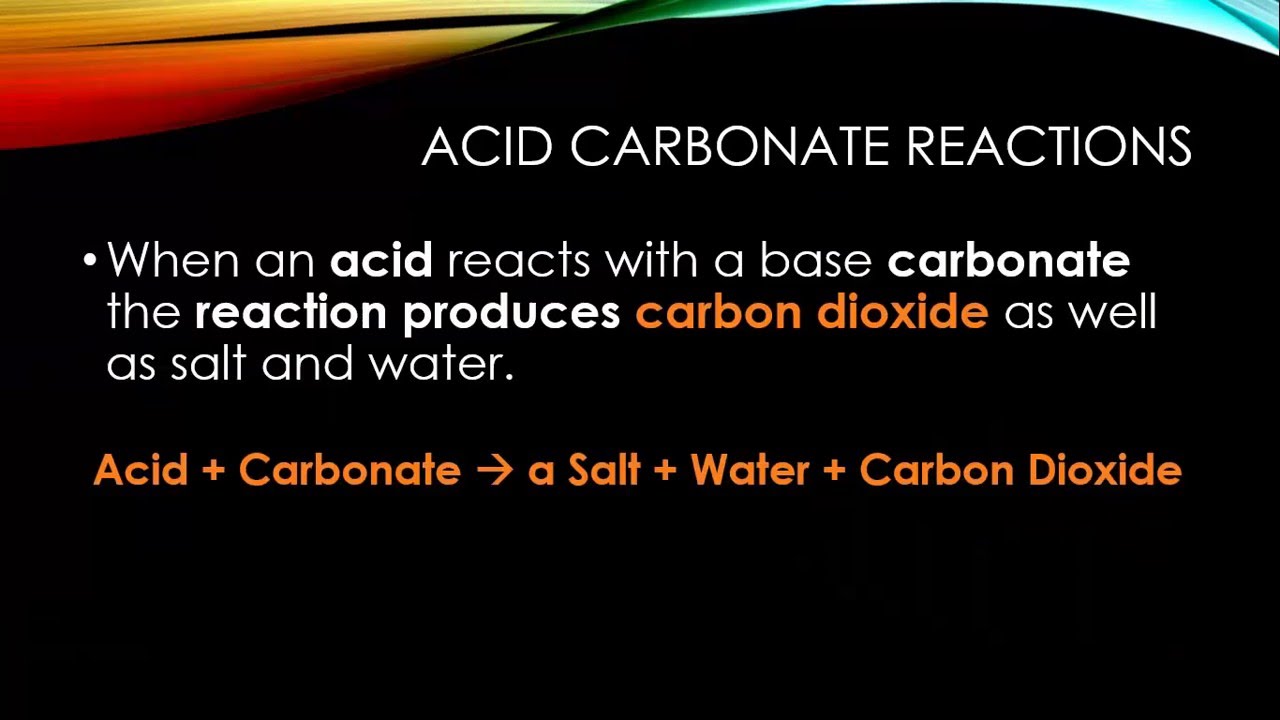 7 Acid Carbonate Reaction - YouTube