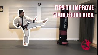 How to Do A Front Kick | Training Basics Series | Karate