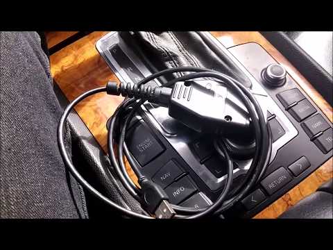 #060 месторасположение диагностического разъема ( obd2 ) Audi A6,Q7