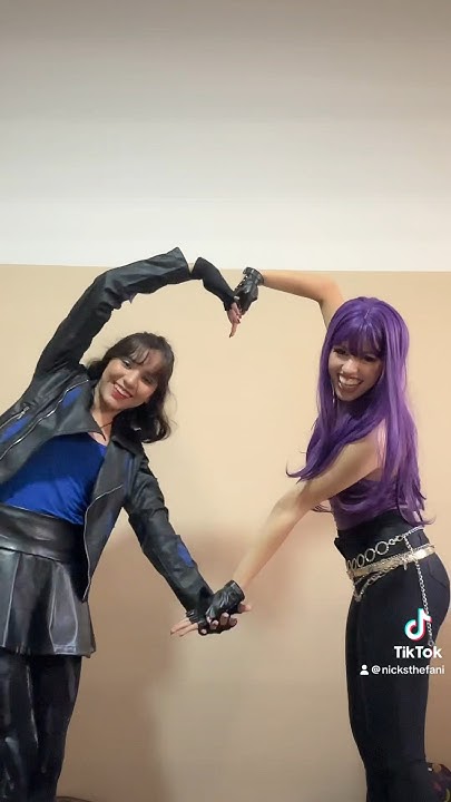 mal e evie #descendants #disney #cosplay #dance - YouTube