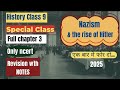 Nazism and the rise of Hitler notes class 9 | Class 9 history chapter 3 | Nazism class 9 |