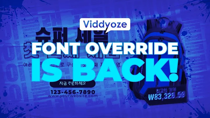Font Override is Back