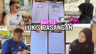 PASANGAN MANA PALING BERSENI?!! BOY & MIMI MENGHAYATI LUKISAN DIORANG...