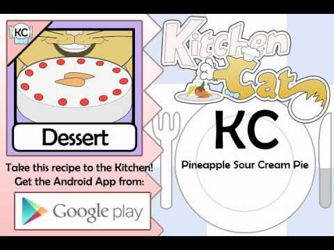 Pineapple Sour Cream Pie - Kitchen Cat