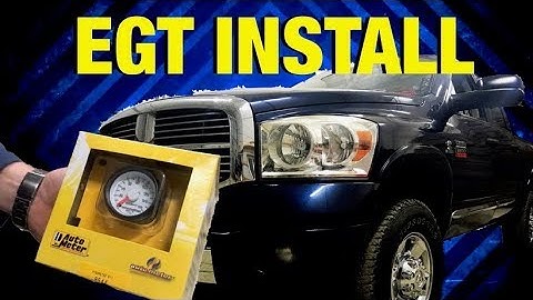 How To Install an AUTOMETER EGT Gauge