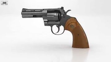 Colt Python 3D model by 3DModels.org