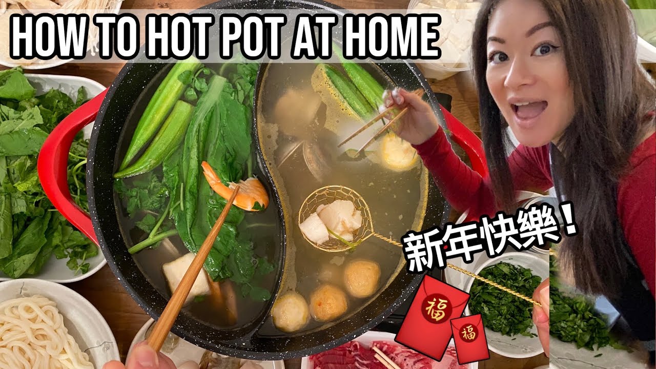 How to Hot Pot at Home (Easy Dinner for Lunar New Year 🧧 新年) 火锅 / 打邊爐 Guide & Recipe | Rack of L